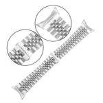 Seven Beads Stainless Steel Metal Watch Band - Image 3
