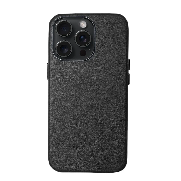Lamb Grain PU Back Cover Phone Case, For iPhone 15 Pro Max, For iPhone 15 Pro