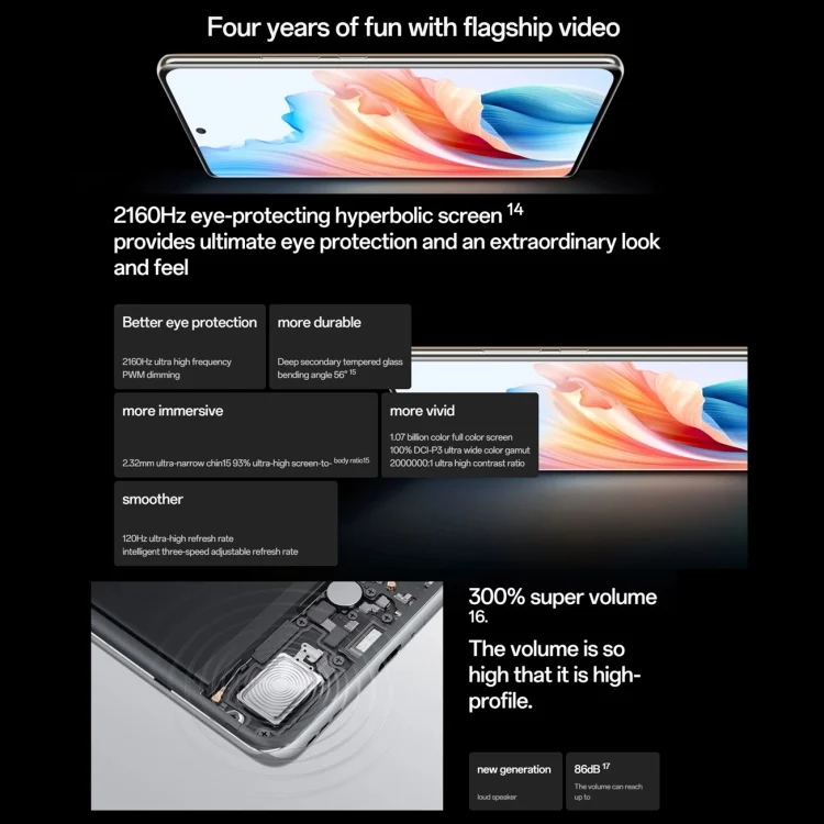 EDA0059678_B9.webp OPPO A2 Pro, Screen Fingerprint,  6.70 inch ColorOS 13.1 Dimensity 7050 Octa Core up to 2.6GHz, OTG, Network: 5G - Image 10