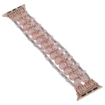 Beaded Diamond Bracelet Watch Band, For Apple Watch SE 40mm, For Apple Watch SE 44mm, For Apple Watch 6 40mm, For Apple Watch Series 6 44mm, For Apple Watch Series 5 44mm... - Image 4