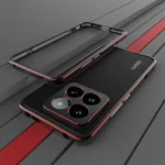 Aurora Series Lens Protector + Metal Frame Phone Case, For Xiaomi 14 Pro