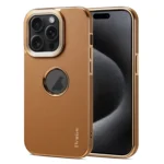 Denior Fragrant Calf Texture Electroplating Phone Case, For iPhone 15 Pro Max, For iPhone 15 Pro, For iPhone 15 Plus, For iPhone 15, For iPhone 14 Plus, For iPhone 14 / 13