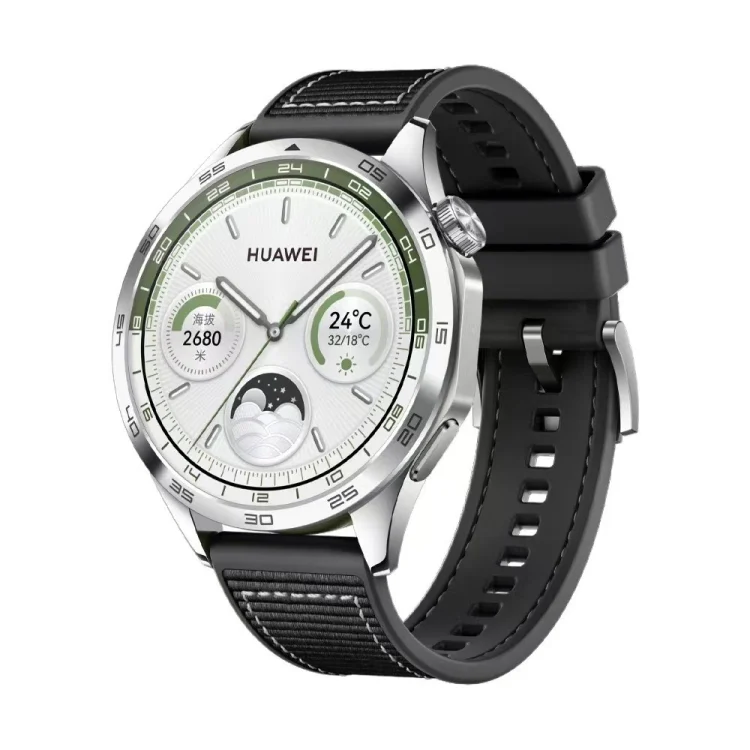 Nylon Hybrid Braid Silicone Watch Band, Size: 22mm