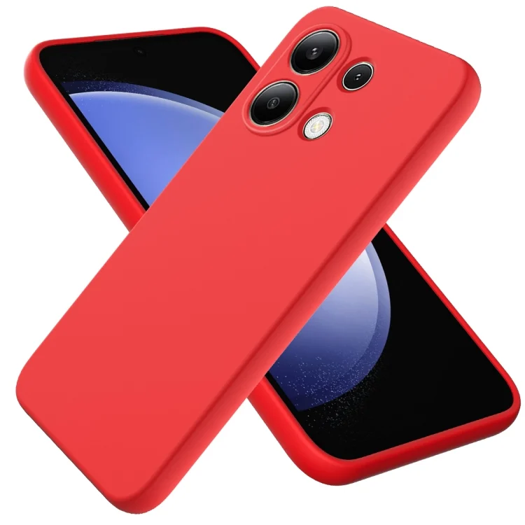 Solid Color Liquid Silicone Dropproof Full Coverage Phone Case, For Xiaomi Redmi Note 13 4G, For Xiaomi Poco X6 Pro 5G/Redmi K70E, For Xiaomi Poco X6 5G...
