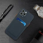 Card Slot Design Shockproof TPU Phone Case, For iPhone 15 Pro - Image 6