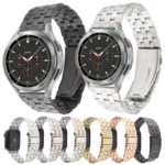 Universal Five Beads Stainless Steel Watch Band - Image 2