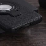 Magnifier Holder Litchi Texture PU Phone Case, For Xiaomi 14 Pro - Image 5
