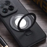 Magnifier Holder Litchi Texture PU Phone Case, For Xiaomi 14 Pro - Image 6