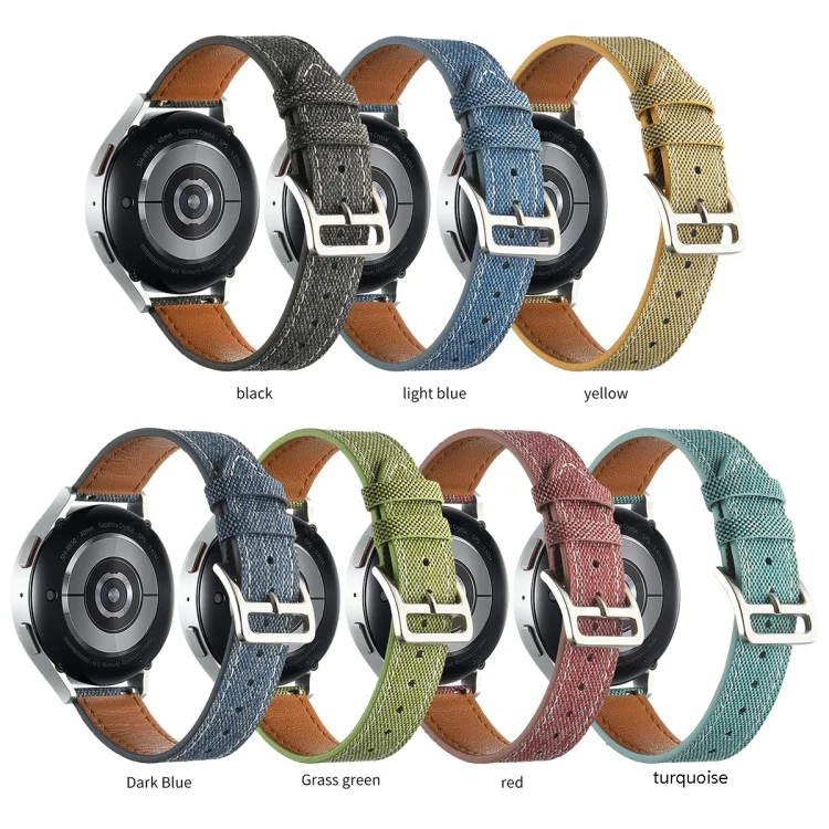 EDA0060025_B3.webp Universal Denim Leather Buckle Watch Band - Image 4