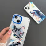 Cartoon Animal Graffiti PC + TPU Phone Case, For iPhone 15 Pro Max, For iPhone 15 Pro, For iPhone 15 Plus - Image 4