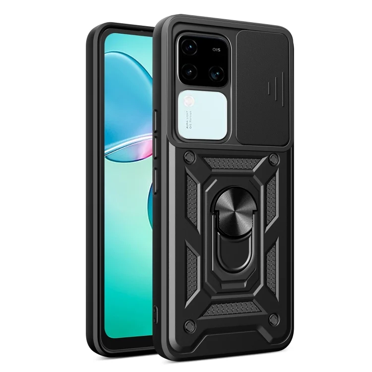 Sliding Camera Cover Design TPU+PC Phone Case, For vivo V30 / V30 Pro, For vivo V29e Southeast Asian / Y200 5G