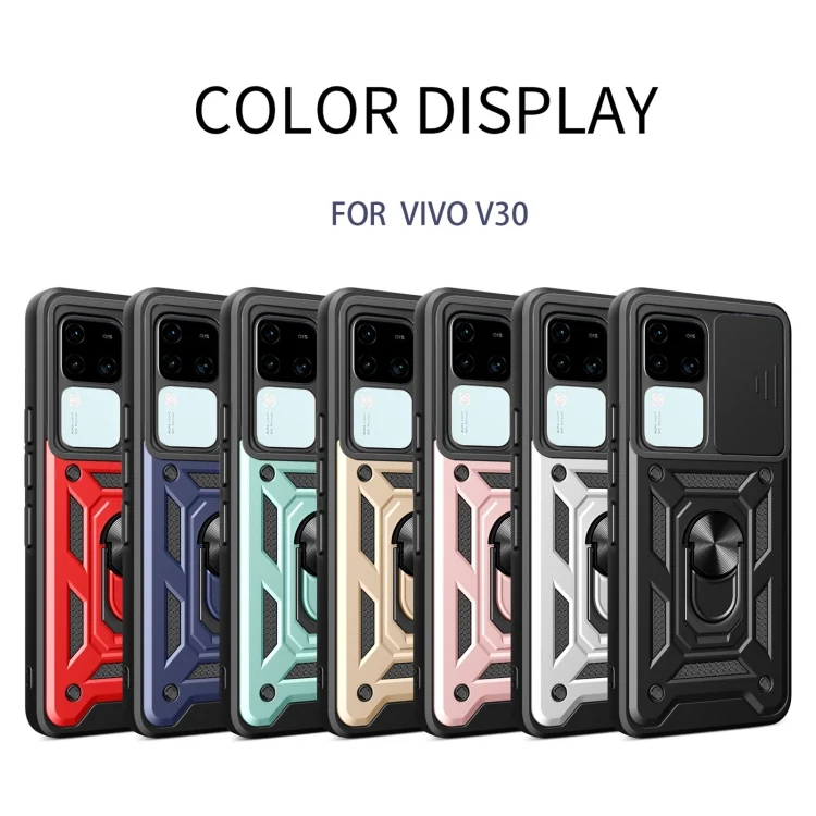 EDA006010805A_1.webp Sliding Camera Cover Design TPU+PC Phone Case, For vivo V30 / V30 Pro, For vivo V29e Southeast Asian / Y200 5G - Image 2