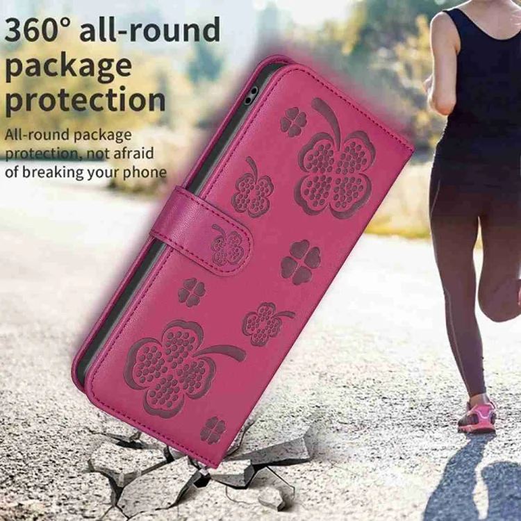 EDA006021910A_5.webp Four-leaf Embossed Leather Phone Case, For Xiaomi Redmi Note 13 Pro+ 5G, For Xiaomi Redmi Note 13 Pro 5G, For Xiaomi 13T - Image 6