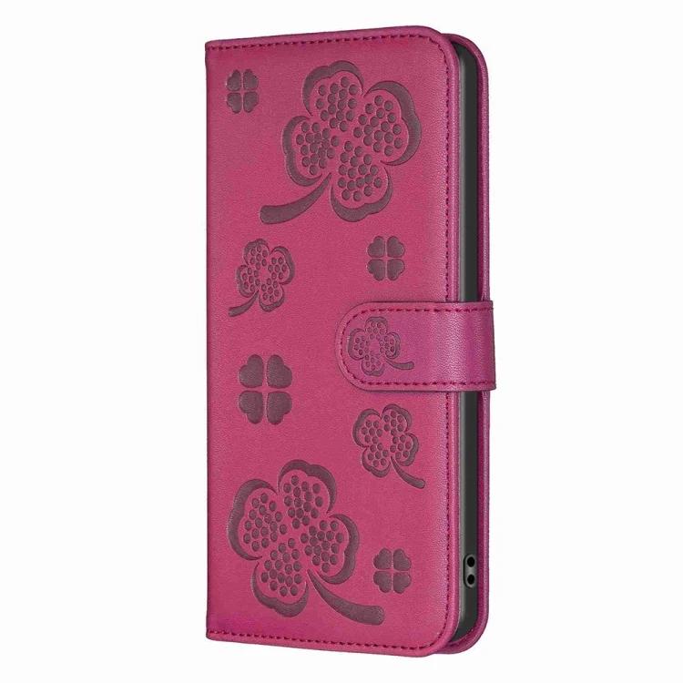 EDA006021934A_1.webp Four-leaf Embossed Leather Phone Case, For Xiaomi Redmi A1+ / A2, For Xiaomi Poco C55 / Redmi 12C, For Xiaomi Redmi Note 12 Pro+ 5G Global - Image 2
