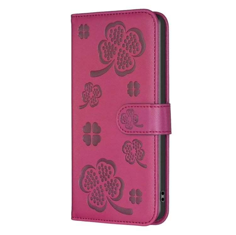 EDA006021943A_2.webp Four-leaf Embossed Leather Phone Case, For Xiaomi Redmi Note 13 4G Global, For Xiaomi Redmi Note 13, For Xiaomi Redmi 13C - Image 3