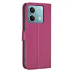 Four-leaf Embossed Leather Phone Case, For Xiaomi Redmi Note 13 4G Global, For Xiaomi Redmi Note 13, For Xiaomi Redmi 13C - Image 4