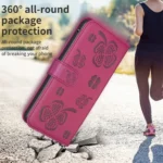 Four-leaf Embossed Leather Phone Case, For Xiaomi Redmi Note 13 4G Global, For Xiaomi Redmi Note 13, For Xiaomi Redmi 13C - Image 7