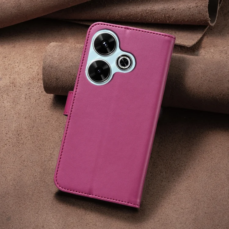 EDA006021946A_2.webp Four-leaf Embossed Leather Phone Case, For Xiaomi Poco M6 4G / Redmi 13 4G, For Xiaomi Redmi A3, For Xiaomi Redmi Note 13 Pro 4G Global - Image 3