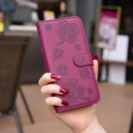 Four-leaf Embossed Leather Phone Case, For Xiaomi Poco M6 4G / Redmi 13 4G, For Xiaomi Redmi A3, For Xiaomi Redmi Note 13 Pro 4G Global - Image 7