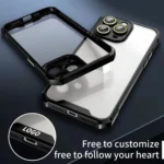 Shockproof Acrylic Phone Case with Lens Glass Film, For iPhone 13 Pro Max, For iPhone 13 Pro, For iPhone 13 - Image 6