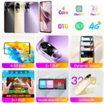 Reno10Pro+ / U22, 6.53 inch Screen, Face Identification, Android 8.1 MTK6737 Quad Core, Network: 4G, OTG, Dual SIM - Image 2