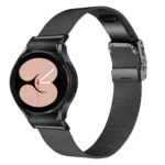 Quick Release Button Turtle Buckle Milan Watch Band