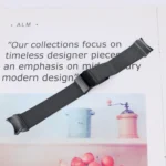 Quick Release Button Turtle Buckle Milan Watch Band - Image 4