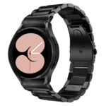 Quick Release Button Three-bead Stainless Steel Watch Band