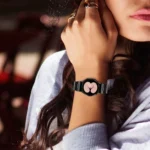 Quick Release Button Three-bead Stainless Steel Watch Band - Image 6