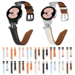 M Letter D-shaped Twill Leather Watch Band - Image 2