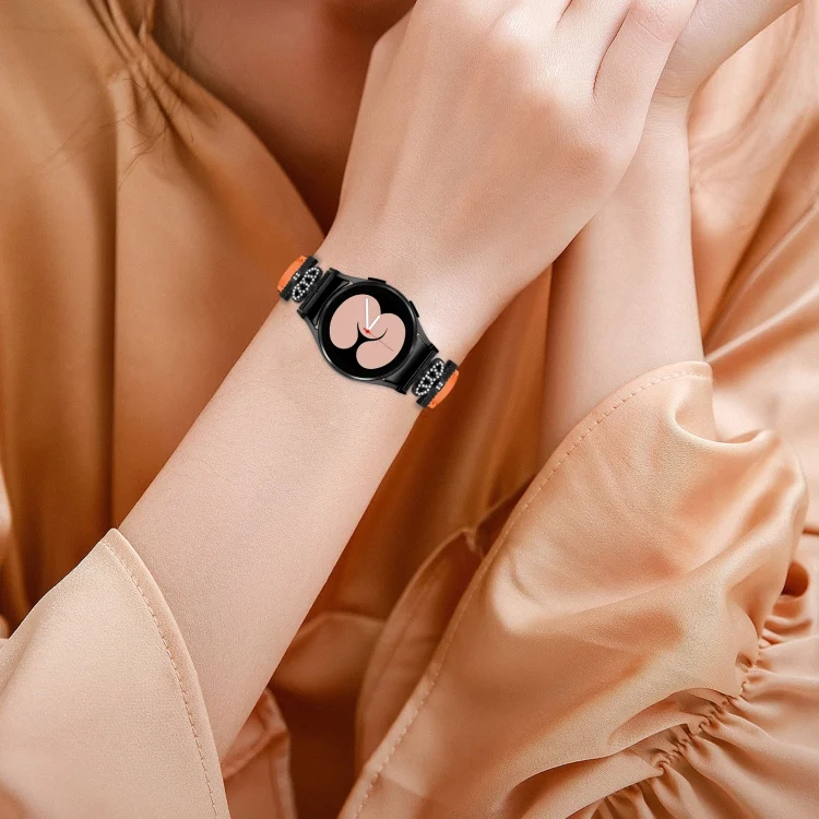 EDA006033001A_4.webp Crown D-shaped Twill Leather Watch Band - Image 6