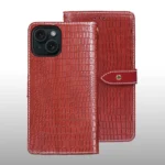 idewei Crocodile Texture Leather Phone Case, For iPhone 15 Pro Max, For iPhone 15 Pro, For iPhone 15 Plus, For iPhone 15