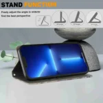 Crystal 3D Shockproof Protective Leather Phone Case, For Xiaomi Redmi Note 13 4G - Image 3