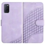 Elephant Head Embossed Phone Leather Case with Lanyard, For OPPO A52/A72/A92, For OPPO A12/A7/A5s