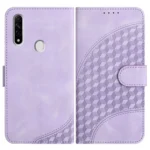 Elephant Head Embossed Phone Leather Case with Lanyard, For OPPO A8/A31, For OPPO A5 2020/A9 2020