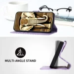 Elephant Head Embossed Phone Leather Case with Lanyard, For OPPO A79 - Image 6