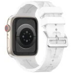 H Texture Silicone Ladder Buckle Watch Band, For Apple Watch Series 9 41mm - Image 7