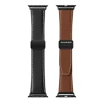 DUX DUCIS YA Series Magnetic Buckle Genuine Leather Watch Band, For Apple Watch 42mm, For Apple Watch 38mm - Image 5
