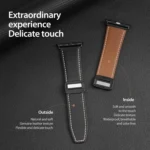 DUX DUCIS YA Series Magnetic Buckle Genuine Leather Watch Band, For Apple Watch 42mm, For Apple Watch 38mm - Image 8
