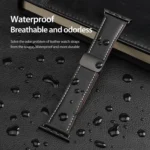 DUX DUCIS YA Series Magnetic Buckle Genuine Leather Watch Band, For Apple Watch 42mm, For Apple Watch 38mm - Image 11