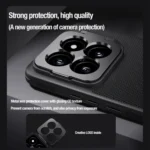 NILLKIN Textured Prop Lens Protection Holder Nylon Precise Hole Phone Case, For Xiaomi 14 Pro, For Xiaomi 14 - Image 6