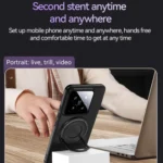 Matte Magsafe Magnetic Phone Case with Trolley Holder, For Xiaomi 14 Pro, For Xiaomi 14 - Image 6