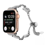 Shell Metal Chain Bracelet Watch Band, For Apple Watch SE 2023 44mm, For Apple Watch SE 2023 40mm, For Apple Watch Ultra 2 49mm, For Apple Watch Series 9 45mm, For Apple Watch Series 9 41mm