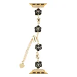 Camellia Metal Chain Bracelet Watch Band, For Apple Watch Series 3 38mm, For Apple Watch Series 3 42mm, For Apple Watch Series 2 42mm, For Apple Watch Series 2 38mm, For Apple Watch 42mm - Image 3