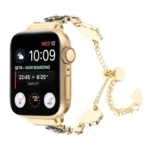 Camellia Metal Chain Bracelet Watch Band, For Apple Watch 38mm