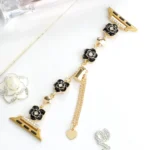 Camellia Metal Chain Bracelet Watch Band, For Apple Watch 38mm - Image 5
