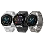 Three Strains Flat Buckle Titanium Steel Watch Band - Image 2