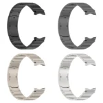 Button Style One-bead Metal Watch Band - Image 3