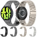 Button Style Three-bead Metal Watch Band - Image 2