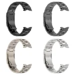 Button Style Titanium Steel Metal Watch Band - Image 3